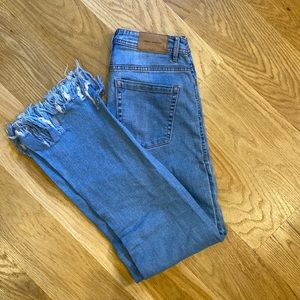 Fringe bottom Zara jeans - size 02